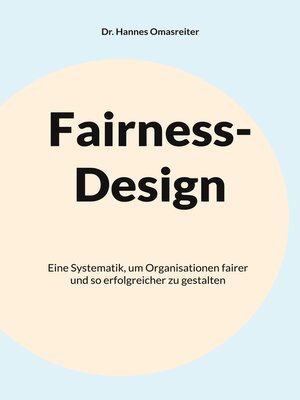 cover image of Fairness-Design